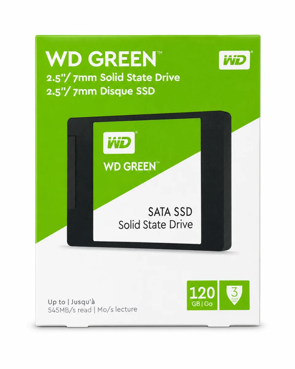 WD GREEN 120GB 2.5" SATA III SOLID STATE DRIVE