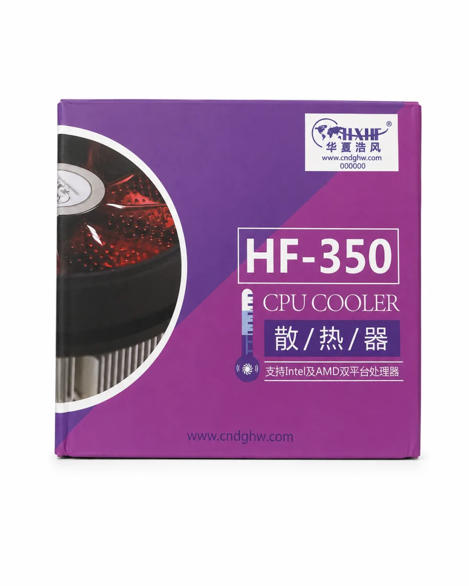 HXHF HF-350 RGB LIGHT CPU COOLING FAN