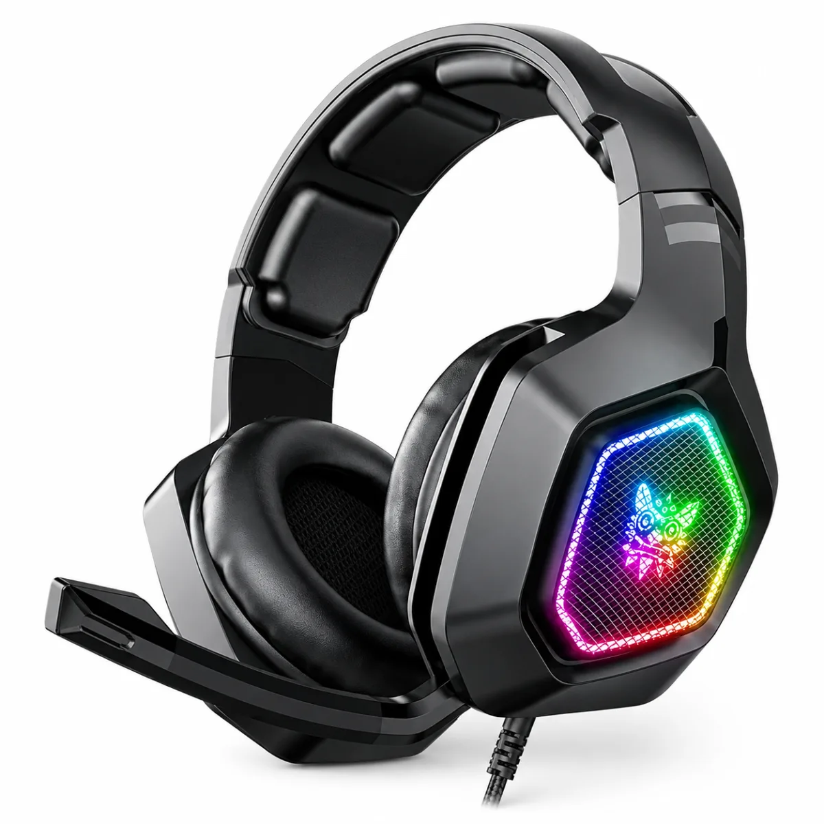ONIKUMA K10 RGB WIRED GAMING HEADSET USB + 3.5mm AUDIO JACK