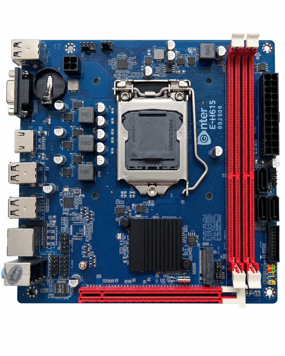 ENTER E-H61S MICRO-ATX DDR3 MOTHERBOARD WITH M.2 SLOT