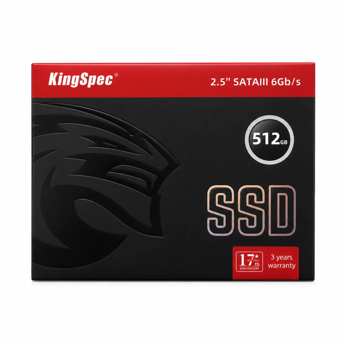 KingSpec 512GB 2.5" SATA III SOLID STATE DRIVE