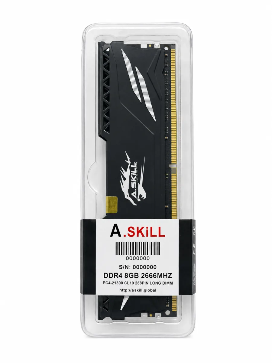 A.SKILL 8GB DDR4 2666MHz HIGH QUALITY HEATSINK DESKTOP RAM