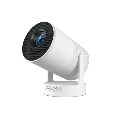 HY300 ULTRA 4K SUPPORT MANUAL FOCUS WITH BLUETOOTH VOICE REMOTE PORTABLE MULTIMEDIA PROJECTOR (WHITE)