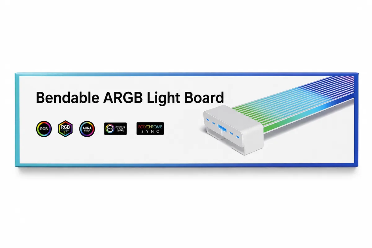 24PIN RGB CABLE EXTENSION SLEEVED KIT BENDABLE ARGB LIGHT