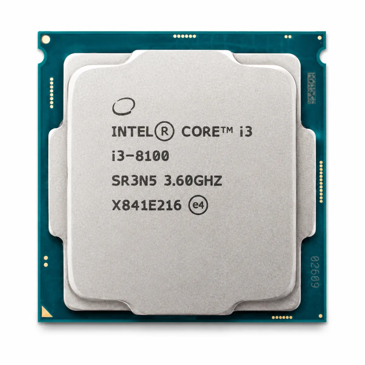 INTEL CORE i3-8100 3.6GHz 8th GENERATION RECONDITION PROCESSOR