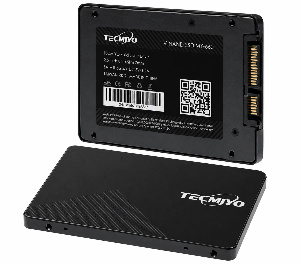 TECMIYO MY-660 256GB 2.5" SATA III SOLID STATE DRIVE