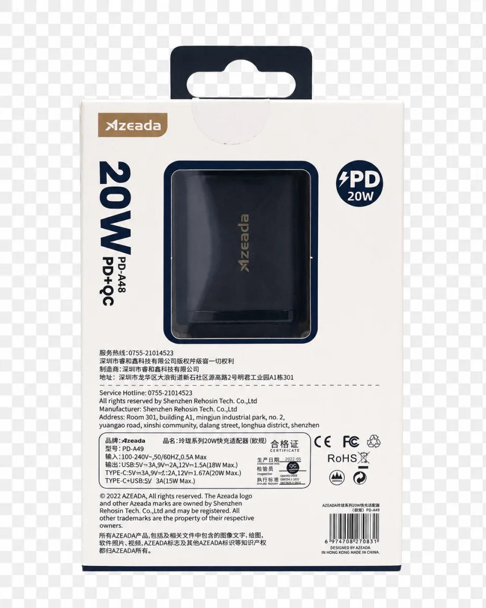AZEADA AZ-A17 45W GAN FAST CHARGING ADAPTAR