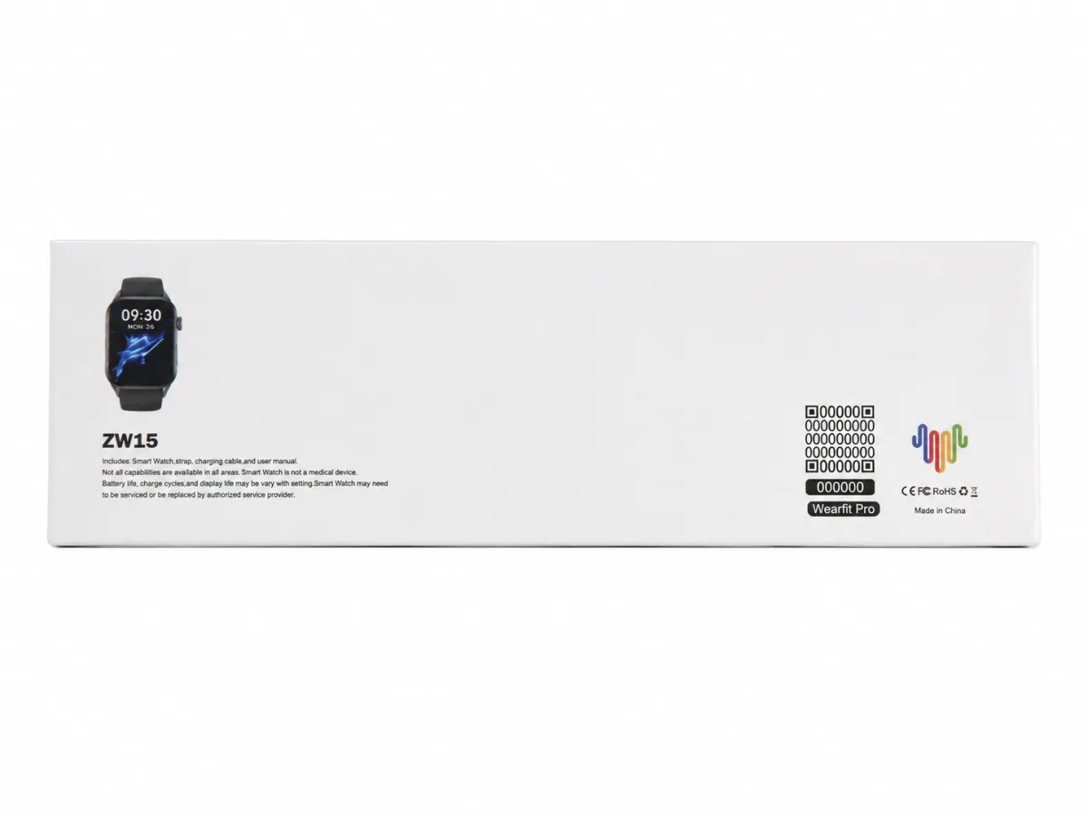 WEARFIT ZW15 2.01INCHI OLED TOUCH SCREEN DISPLAY WIRELESS CHARGING SMART WATCH