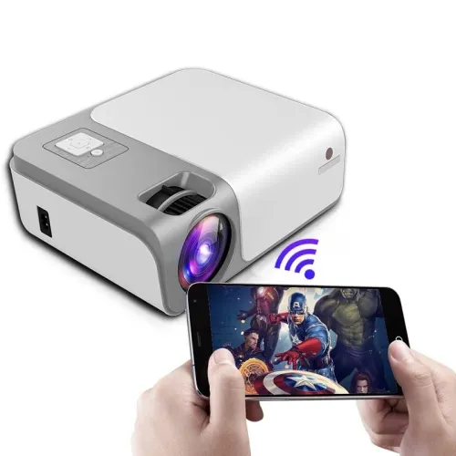CHEERLUX C50 3800 LUMENS ANDROID WI-FI LED PROJECTOR (WHITE)
