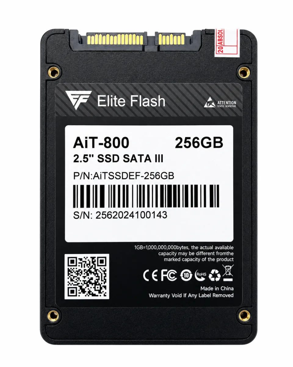 EliteFlash 256GB 2.5" SATA III SOLID STATE DRIVE