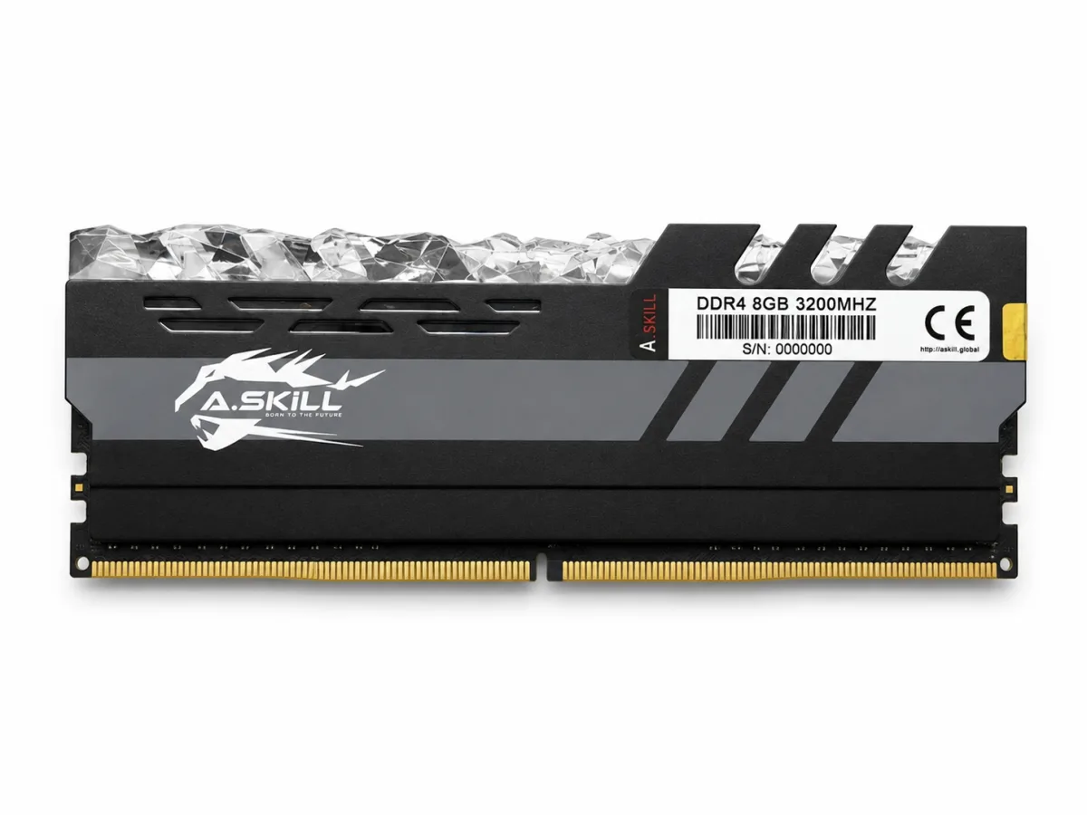 A.SKILL RGB 8GB DDR4 3200MHz HEATSINK HIGH QUALITY DESKTOP RAM