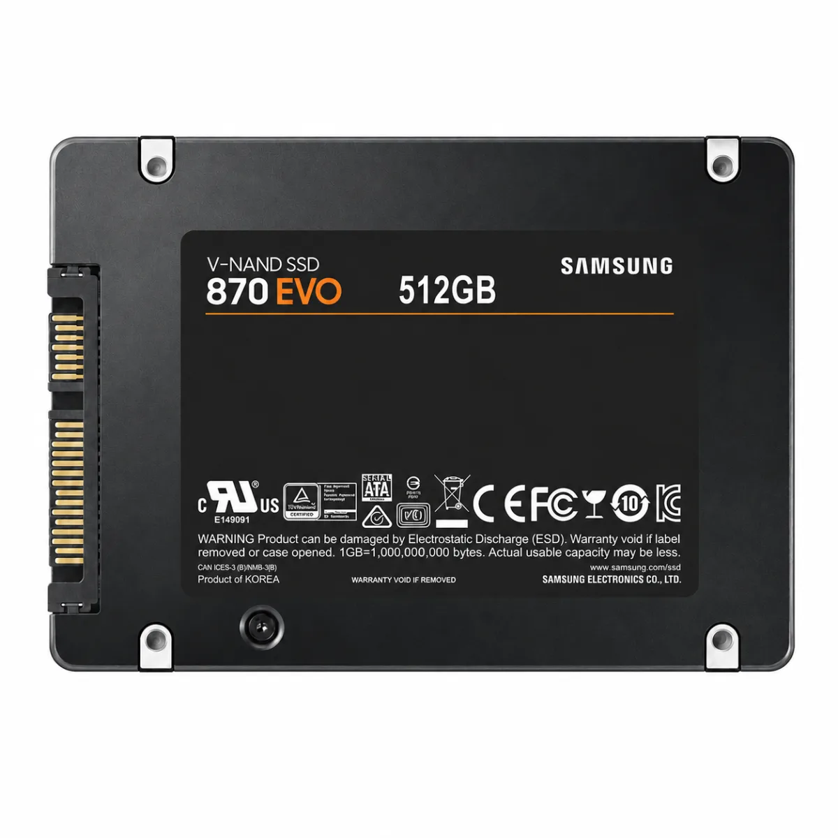 SAMSUNG 870 EVO 512GB SATA III 2.5INCH SOLID STATE DRIVE (COPY)
