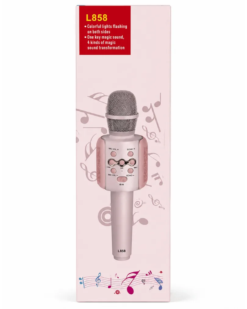 L858 WIRELESS BLUETOOTH KARAOKE MICROPHONE