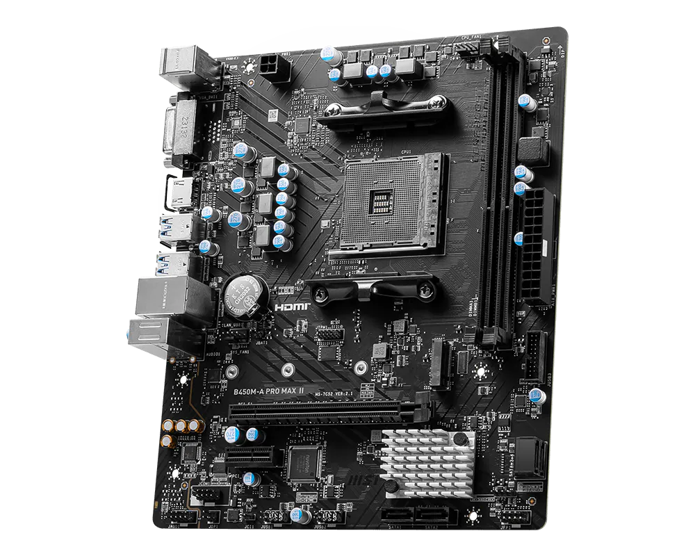 MSI B450M-A PRO MAX II AM4 PRO SERIES AMD SOCKET ATX MOTHERBOARD