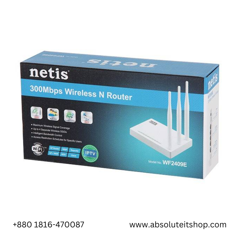 NETIS WF2409E 300MBPS WIRELESS N ROUTER