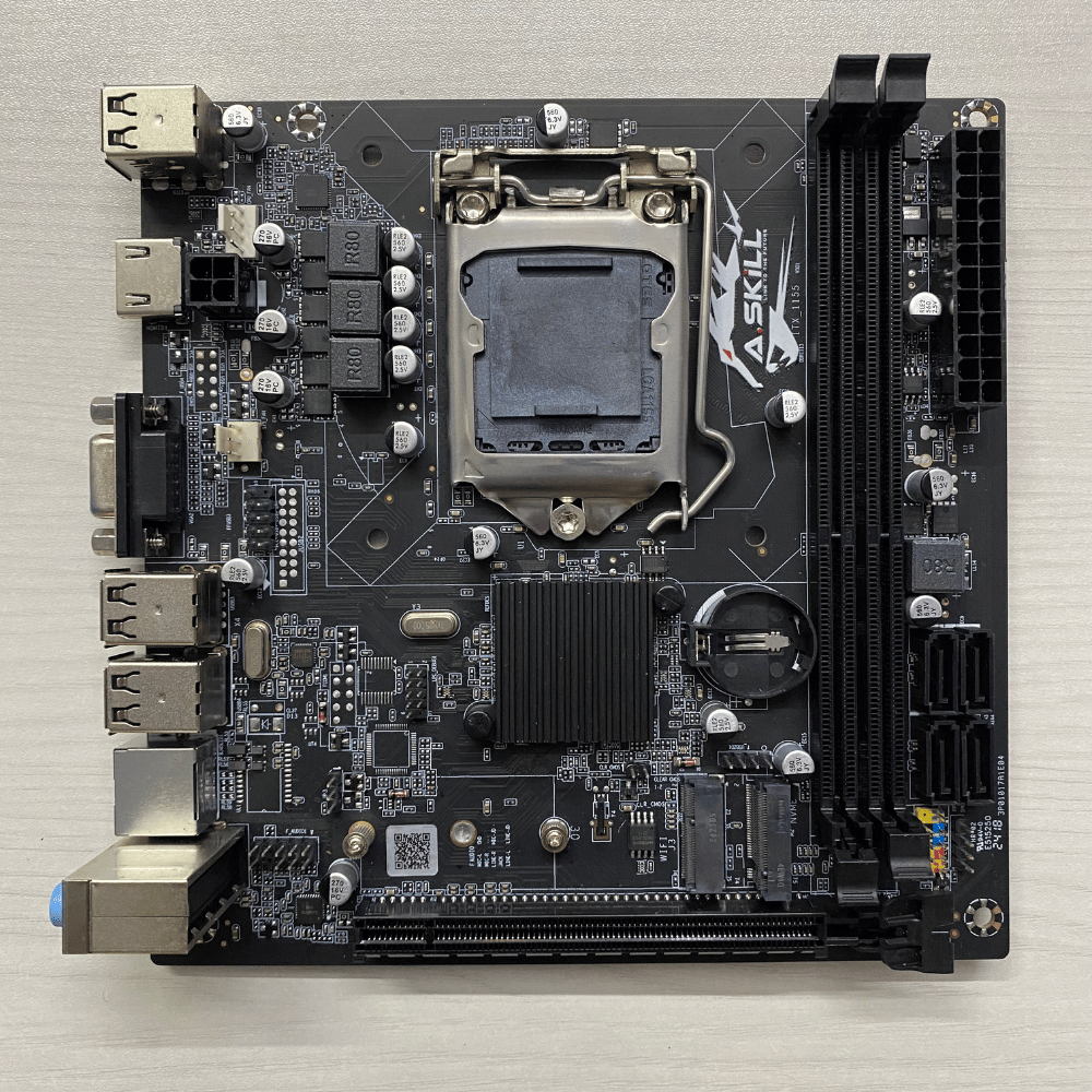 A.SKiLL H61M-I DDR3 MINI ATX MOTHERBOARD WITH M.2 NVMe SLOT