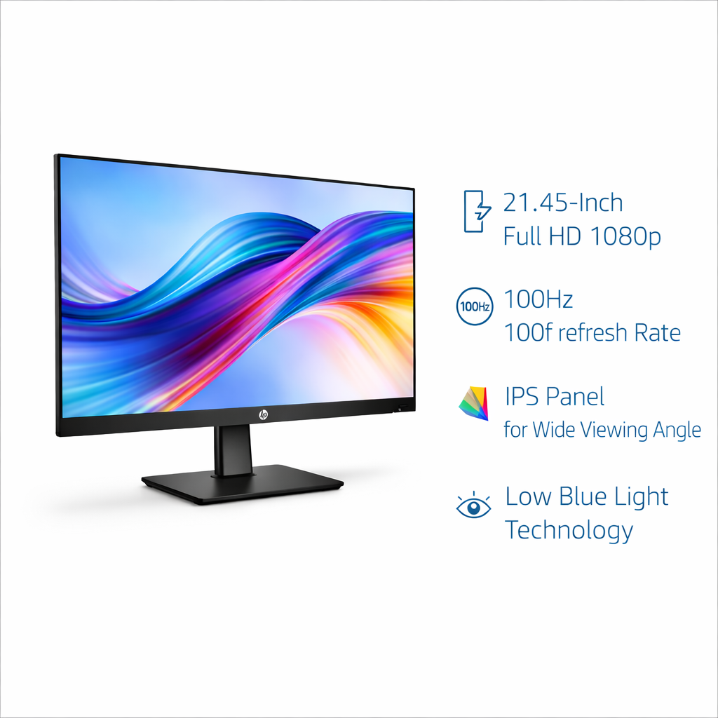 HP SERIES 3 PRO 322PE 21.45INCH 100Hz FHD IPS MONITOR