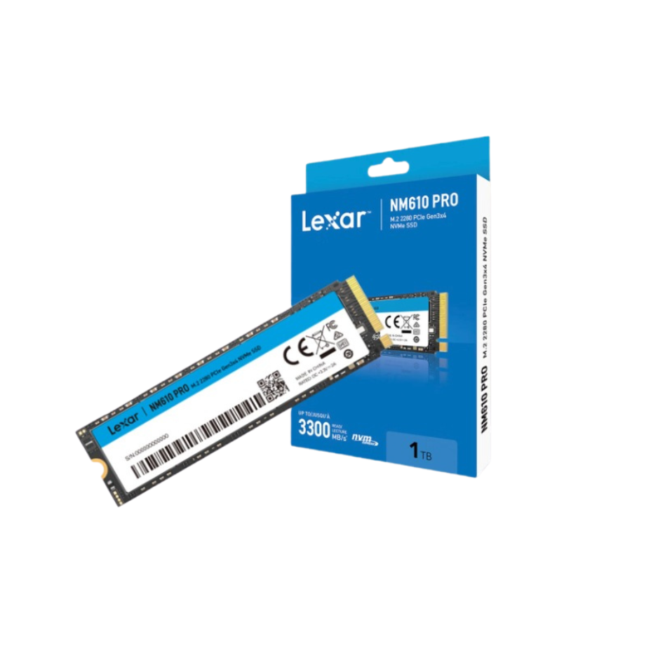LEXAR NM610 PRO 1TB NVMe M.2 2280 PCIe GEN-3×4 SOLID STATE DRIVE