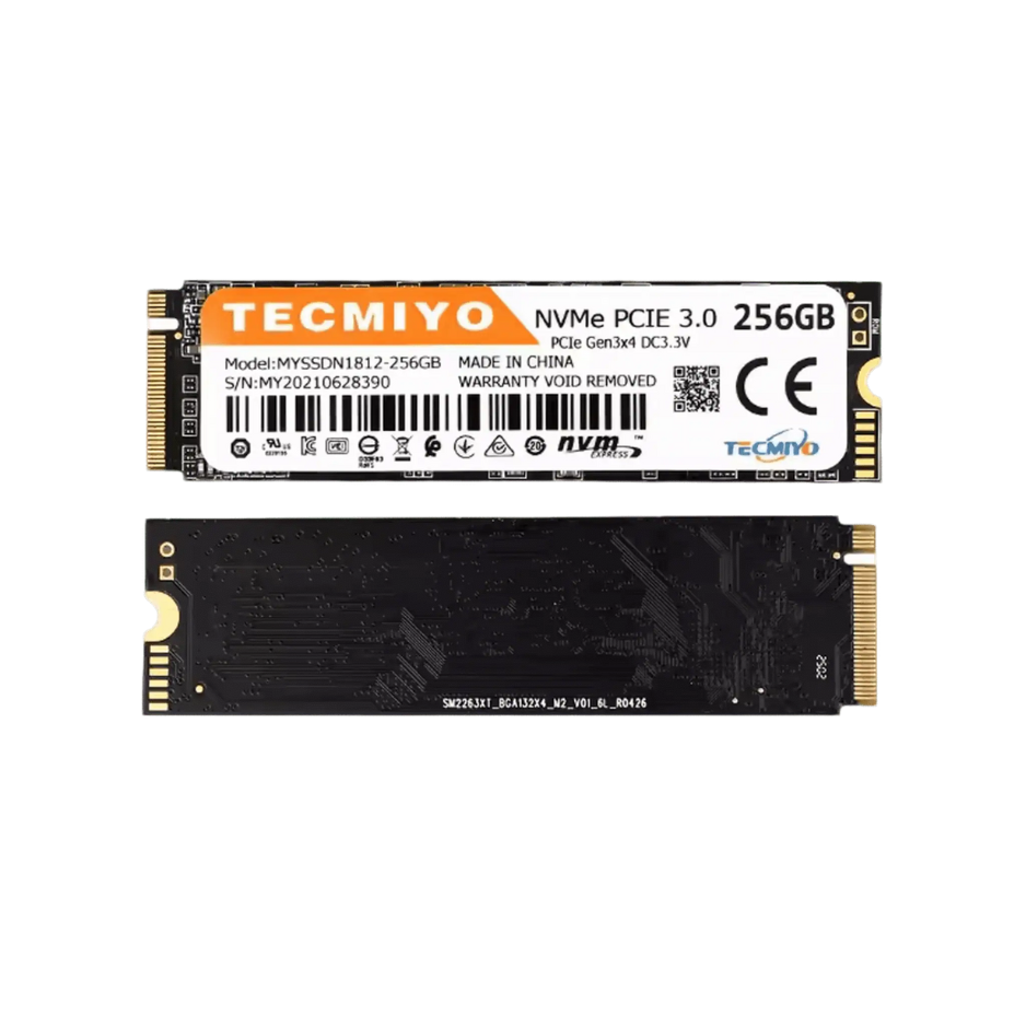 TECMIYO MYSSDN1812-256GB NVMe M.2 PCIe SOLID STATE DRIVE